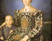 埃莉诺拉迪托莱多与她的儿子乔凡尼迪梅第奇 - 阿尼奥洛·布伦齐诺